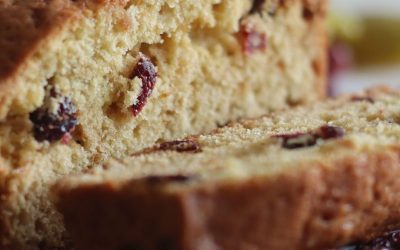 Spiced Pumpkin-Cranberry Loaf