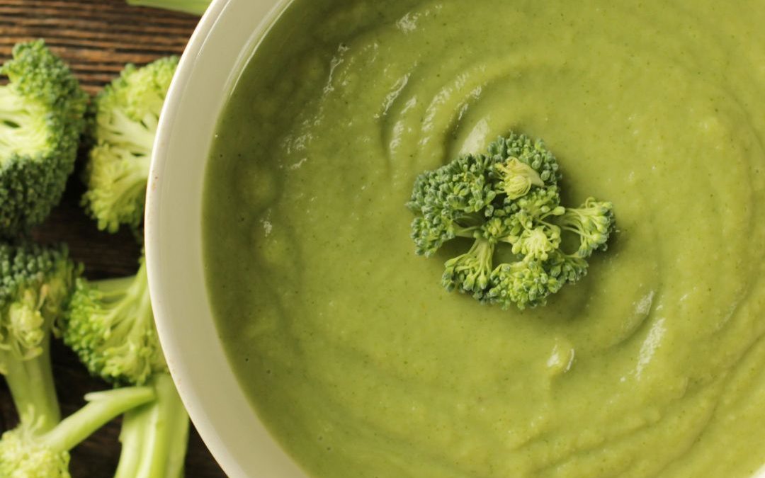 Broccoli Detox Soup & Dandelion Pumpkin Seed Pesto