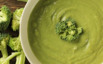 Broccoli Detox Soup & Dandelion Pumpkin Seed Pesto