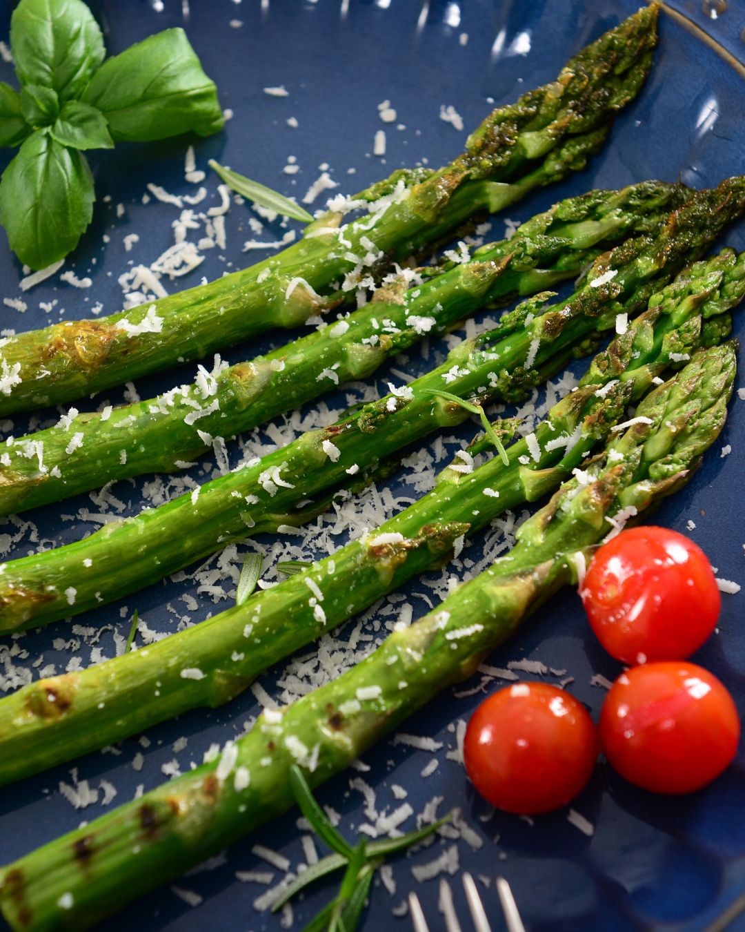 Grilled Asparagus with Pine Nuts and Grapefruit