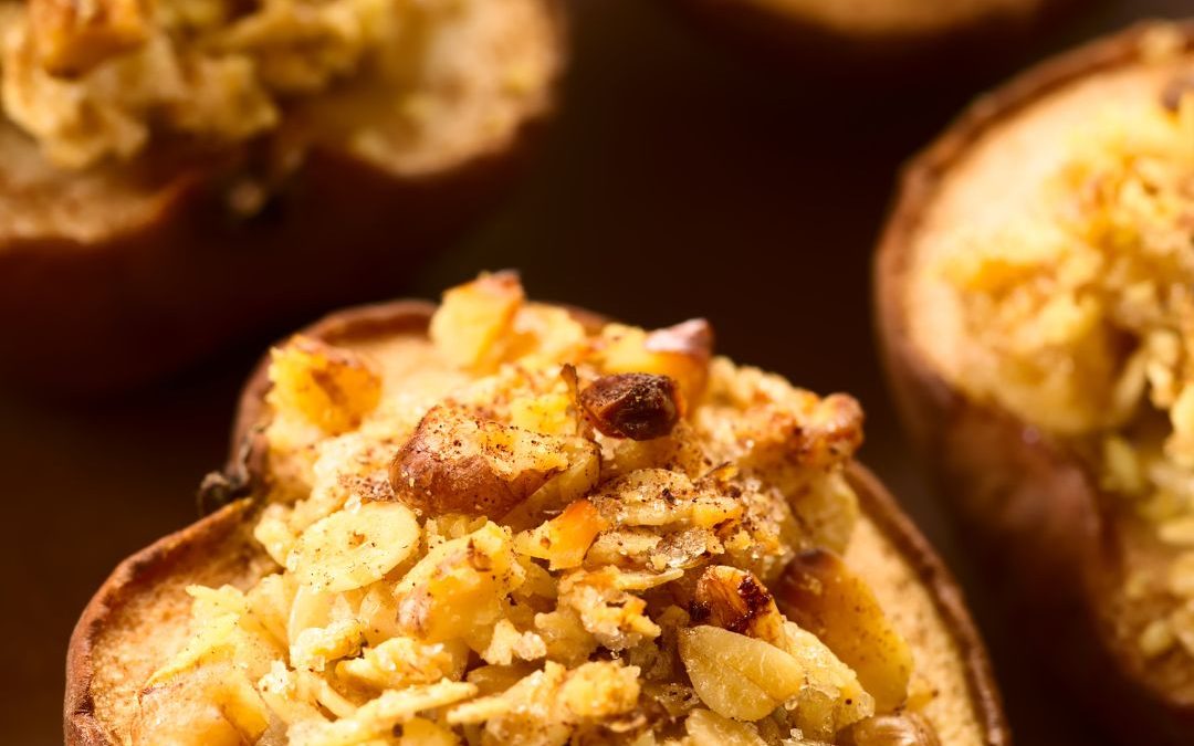 Pear Walnut crumble