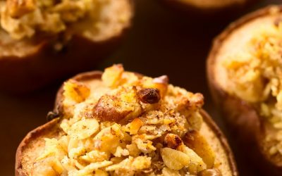 Pear Walnut crumble
