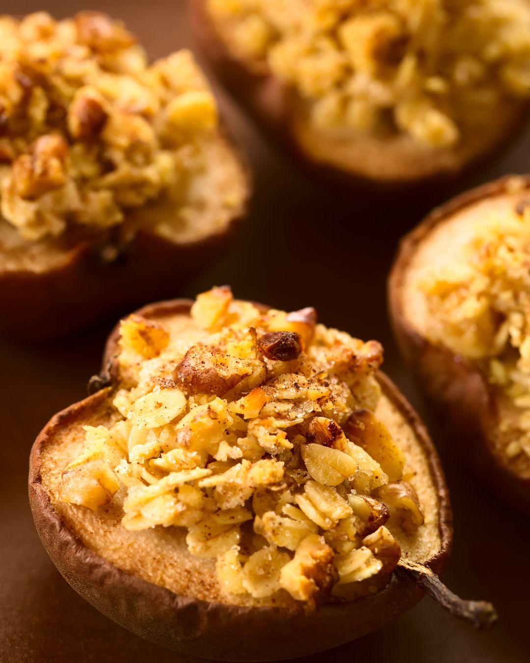 Pear Walnut crumble